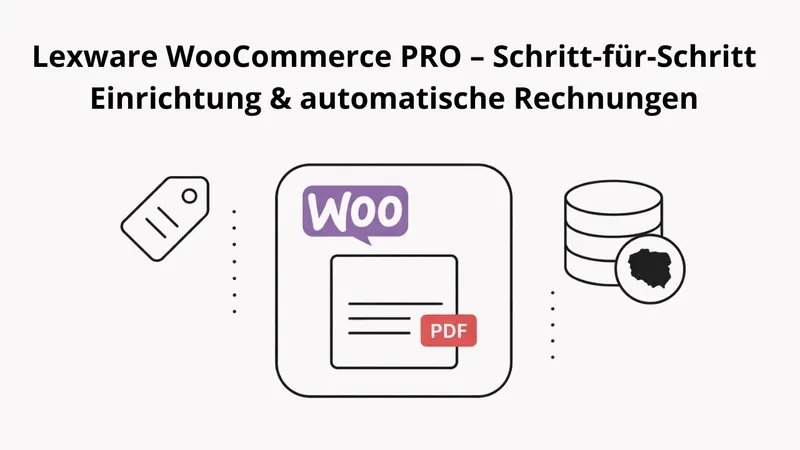 Titelbild des Videos zur Einrichtung des Plugins Lexware WooCommerce